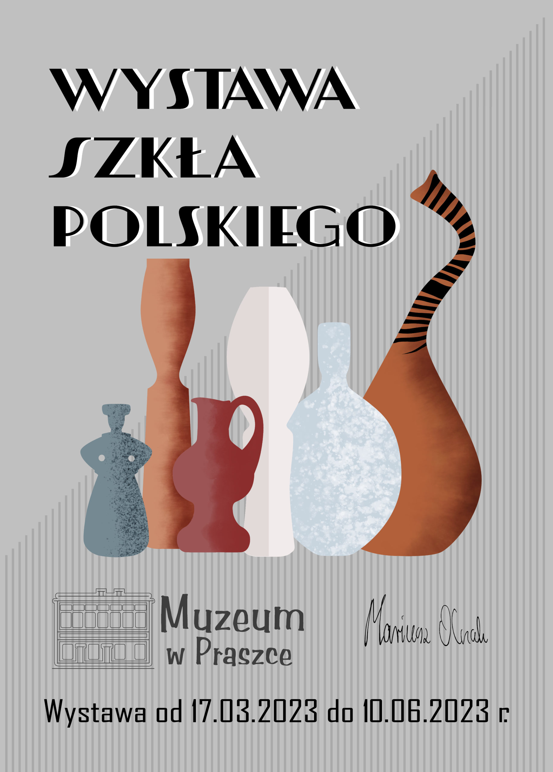 Wystawa szkła polskiego z kolekcji Mariusza Olczaka