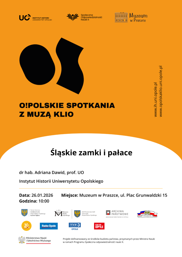 Wykład z cyklu O!polskie spotkania z muzą Klio